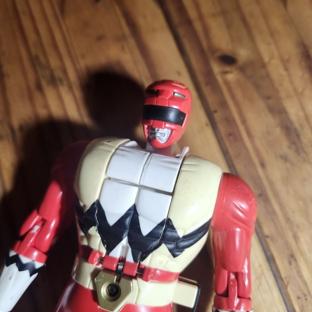 Power Rangers Lost Galaxy 10" Auto Morphin' Red Ranger Remote Control Morpher* - Picture 2 of 6